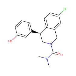 CN(C)C(=O)N1Cc2cc(Cl)ccc2[C@H](c2cccc(O)c2)C1 ZINC000028572588