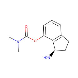 CN(C)C(=O)Oc1cccc2c1[C@H](N)CC2 ZINC000013492220