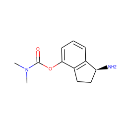 CN(C)C(=O)Oc1cccc2c1CC[C@@H]2N ZINC000013492228