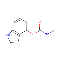 CN(C)C(=O)Oc1cccc2c1CCN2 ZINC000095564595