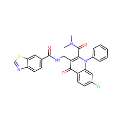 CN(C)C(=O)c1c(CNC(=O)c2ccc3ncsc3c2)c(=O)c2ccc(Cl)cc2n1-c1ccccc1 ZINC000096170104