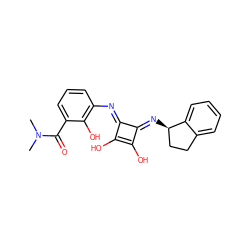 CN(C)C(=O)c1cccc(/N=c2\c(O)c(O)\c2=N/[C@@H]2CCc3ccccc32)c1O ZINC000036143806