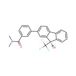 CN(C)C(=O)c1cccc(-c2ccc3c(c2)[C@](O)(C(F)(F)F)c2ccccc2-3)c1 ZINC000143327129