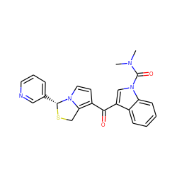 CN(C)C(=O)n1cc(C(=O)c2ccn3c2CS[C@@H]3c2cccnc2)c2ccccc21 ZINC000026745940