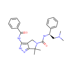 CN(C)C[C@@H](NC(=O)N1Cc2c(n[nH]c2NC(=O)c2ccccc2)C1(C)C)c1ccccc1 ZINC000084726009