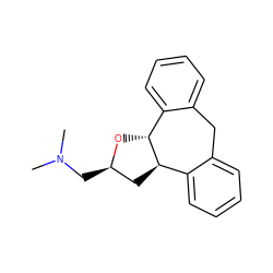 CN(C)C[C@@H]1C[C@@H]2c3ccccc3Cc3ccccc3[C@H]2O1 ZINC000026663884