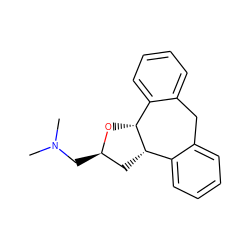 CN(C)C[C@@H]1C[C@H]2c3ccccc3Cc3ccccc3[C@H]2O1 ZINC000026670190