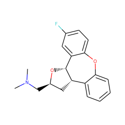 CN(C)C[C@@H]1C[C@H]2c3ccccc3Oc3ccc(F)cc3[C@H]2O1 ZINC000028523216