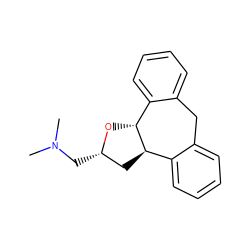 CN(C)C[C@H]1C[C@@H]2c3ccccc3Cc3ccccc3[C@H]2O1 ZINC000003959715