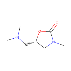 CN(C)C[C@H]1CN(C)C(=O)O1 ZINC000096939001