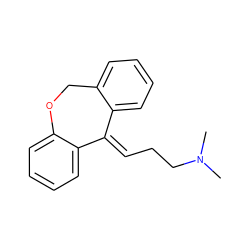 CN(C)CC/C=C1\c2ccccc2COc2ccccc21 ZINC000000001331