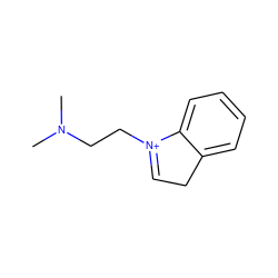 CN(C)CC[N+]1=CCc2ccccc21 ZINC000049769772