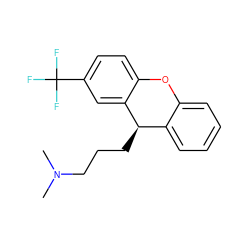 CN(C)CCC[C@@H]1c2ccccc2Oc2ccc(C(F)(F)F)cc21 ZINC000001692742