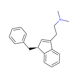 CN(C)CCC1=C[C@H](Cc2ccccc2)c2ccccc21 ZINC000036458045