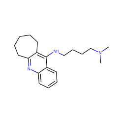 CN(C)CCCCNc1c2c(nc3ccccc13)CCCCC2 ZINC000013533598