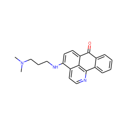 CN(C)CCCNc1ccc2c3c(nccc13)-c1ccccc1C2=O ZINC000071340484