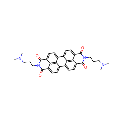 CN(C)CCCn1c(=O)c2ccc3c4ccc5c(=O)n(CCCN(C)C)c(=O)c6ccc(c7ccc(c1=O)c2c37)c4c56 ZINC000100088802