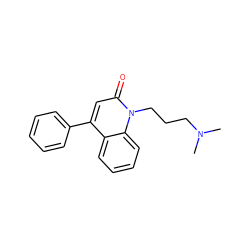 CN(C)CCCn1c(=O)cc(-c2ccccc2)c2ccccc21 ZINC000095587290