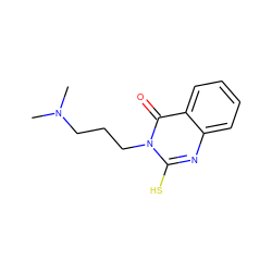 CN(C)CCCn1c(S)nc2ccccc2c1=O ZINC000003886683