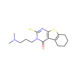 CN(C)CCCn1c(S)nc2sc3c(c2c1=O)CCCC3 ZINC000003887439