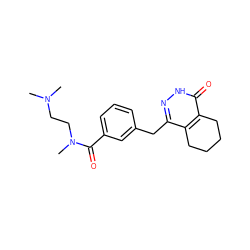 CN(C)CCN(C)C(=O)c1cccc(Cc2n[nH]c(=O)c3c2CCCC3)c1 ZINC000142367610