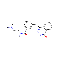 CN(C)CCN(C)C(=O)c1cccc(Cc2n[nH]c(=O)c3ccccc23)c1 ZINC000028569095