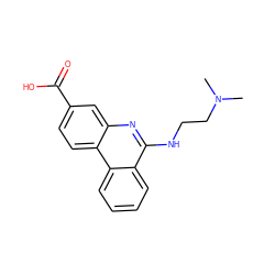 CN(C)CCNc1nc2cc(C(=O)O)ccc2c2ccccc12 ZINC000199793219