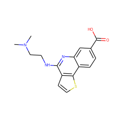 CN(C)CCNc1nc2cc(C(=O)O)ccc2c2sccc12 ZINC000169037726