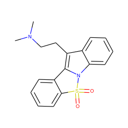 CN(C)CCc1c2n(c3ccccc13)S(=O)(=O)c1ccccc1-2 ZINC000036093374