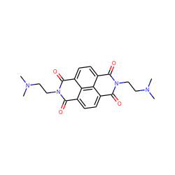 CN(C)CCn1c(=O)c2ccc3c(=O)n(CCN(C)C)c(=O)c4ccc(c1=O)c2c34 ZINC000003975314