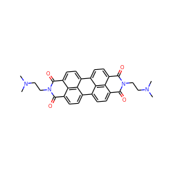 CN(C)CCn1c(=O)c2ccc3c4ccc5c(=O)n(CCN(C)C)c(=O)c6ccc(c7ccc(c1=O)c2c37)c4c56 ZINC000028640637