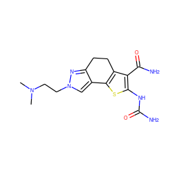 CN(C)CCn1cc2c(n1)CCc1c-2sc(NC(N)=O)c1C(N)=O ZINC000066074339