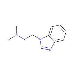 CN(C)CCn1cnc2ccccc21 ZINC000000315185