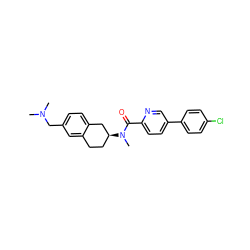 CN(C)Cc1ccc2c(c1)CC[C@H](N(C)C(=O)c1ccc(-c3ccc(Cl)cc3)cn1)C2 ZINC000036126696