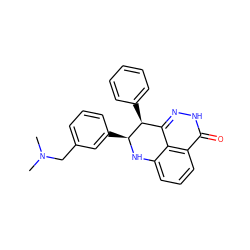 CN(C)Cc1cccc([C@@H]2Nc3cccc4c(=O)[nH]nc(c34)[C@@H]2c2ccccc2)c1 ZINC000117889030