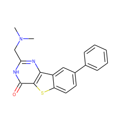 CN(C)Cc1nc2c(sc3ccc(-c4ccccc4)cc32)c(=O)[nH]1 ZINC000045320716