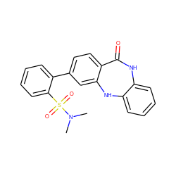 CN(C)S(=O)(=O)c1ccccc1-c1ccc2c(c1)Nc1ccccc1NC2=O ZINC000063540149