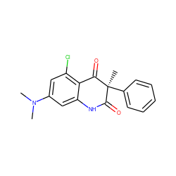 CN(C)c1cc(Cl)c2c(c1)NC(=O)[C@](C)(c1ccccc1)C2=O ZINC000028978350