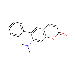 CN(C)c1cc2oc(=O)ccc2cc1-c1ccccc1 ZINC000072122911