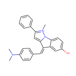 CN(C)c1ccc(/C=c2/c3cc(O)ccc3n3c2cc(-c2ccccc2)[n+]3C)cc1 ZINC000005581992