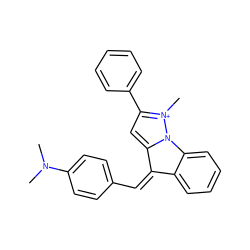 CN(C)c1ccc(/C=c2/c3ccccc3n3c2cc(-c2ccccc2)[n+]3C)cc1 ZINC000005581987