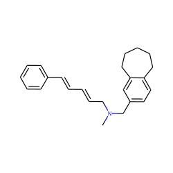 CN(C/C=C/C=C/c1ccccc1)Cc1ccc2c(c1)CCCCC2 ZINC000653823852