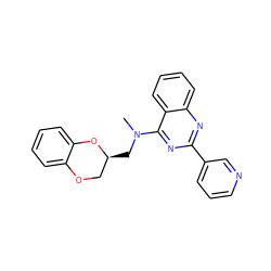 CN(C[C@H]1COc2ccccc2O1)c1nc(-c2cccnc2)nc2ccccc12 ZINC000003408465