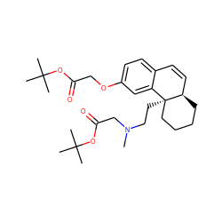 CN(CC[C@@]12CCCC[C@@H]1C=Cc1ccc(OCC(=O)OC(C)(C)C)cc12)CC(=O)OC(C)(C)C ZINC000029482708