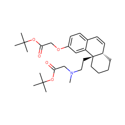 CN(CC[C@]12CCCC[C@H]1C=Cc1ccc(OCC(=O)OC(C)(C)C)cc12)CC(=O)OC(C)(C)C ZINC000029476548