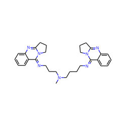 CN(CCCCN=c1c2ccccc2nc2n1CCC2)CCCN=c1c2ccccc2nc2n1CCC2 ZINC000254016530