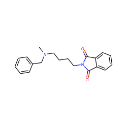 CN(CCCCN1C(=O)c2ccccc2C1=O)Cc1ccccc1 ZINC000028628531