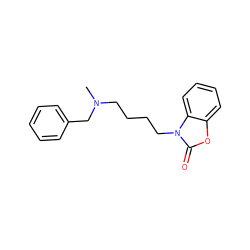 CN(CCCCn1c(=O)oc2ccccc21)Cc1ccccc1 ZINC000043078634