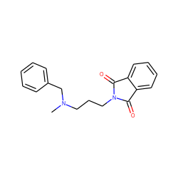 CN(CCCN1C(=O)c2ccccc2C1=O)Cc1ccccc1 ZINC000028628524