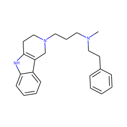 CN(CCCN1CCc2[nH]c3ccccc3c2C1)CCc1ccccc1 ZINC000299819336